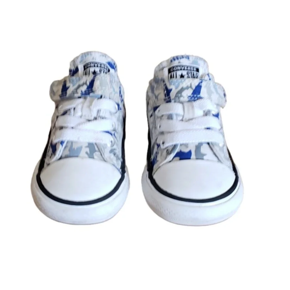 Converse Chuck Taylor All Star Shark Bite 1V Sneakers Toddler Size 5